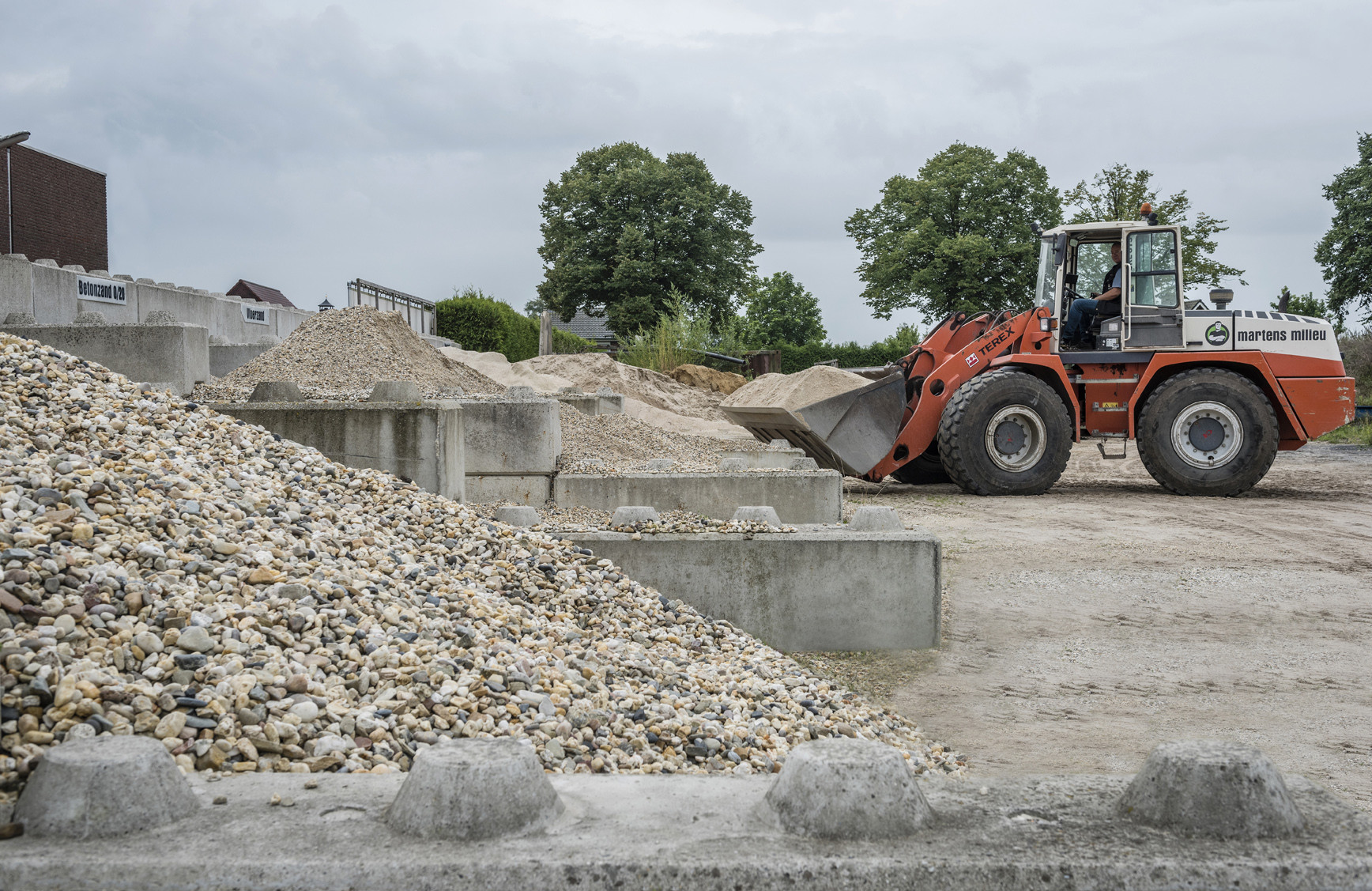 Zand en grind handel